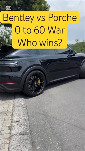 Bentley vs Porsche — Who Wins the 0-60 Battle? #shorts #BentleyBentayga #PorscheCayenne #suv #0to60