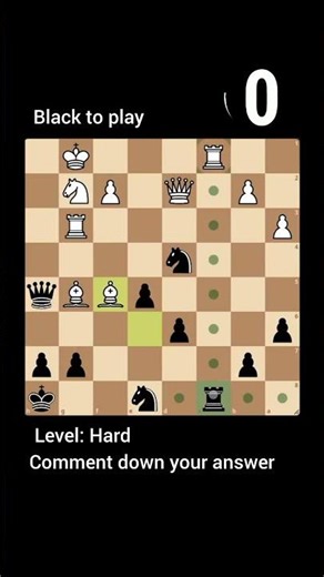 99% Fail This INSANE Black to Play Puzzle 🤯♟️
