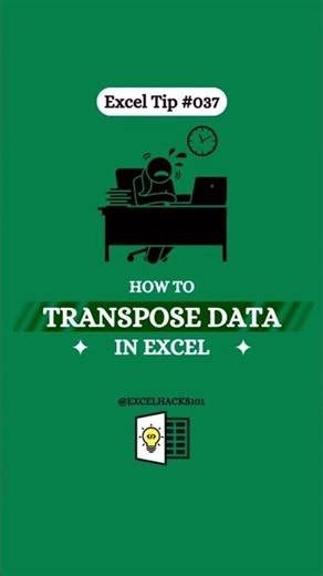 How to Transpose Data in Excel | Excel मे Row को Column कैसे बनाए | #excel #shorts #viral #video ...