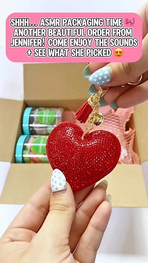 Shhh… ASMR packaging time 🎀 Another beautiful order from Jennifer! Come enjoy the sounds see what she picked 😍 | Asmr Orders