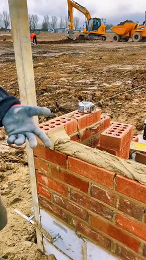 Bricklaying Work #bricklayer #brickwork #construction #bricklaying #building | Jack Contruction