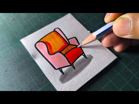 "Master the Art of Drawing: Create a Stunning Sofa Step-by-Step!"