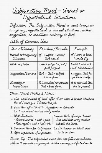 Master the Subjunctive Mood in English (Easy Rules & Examples)