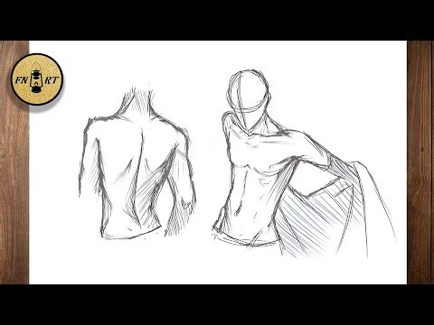 How to draw a realistic human body step by step