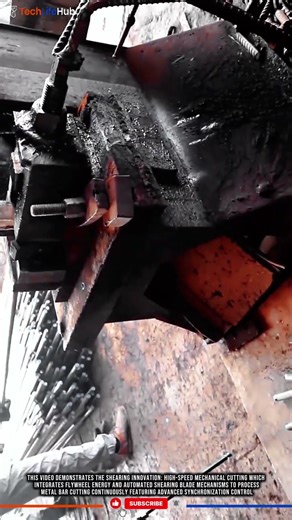 Shearing Innovation: High-Speed Mechanical Cutting #tech