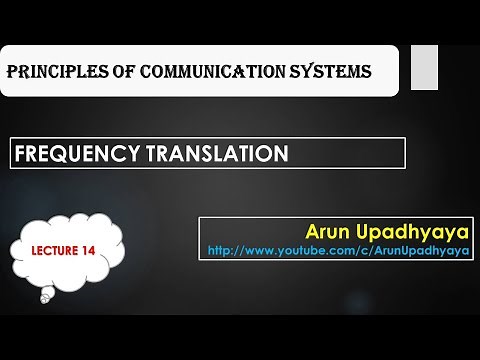 LECTURE 14: FREQUENCY TRANSLATION, #FrequencyTranslation, #UpConversion, #DownConversion