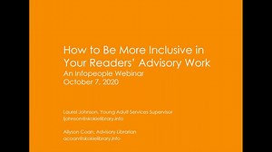How to be More Inclusive in Your Readers’ Advisory Work