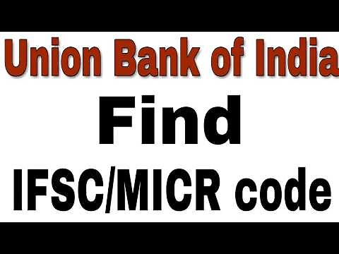 How To Find Union Bank Of India Ifsc/Micr Code in Andoird