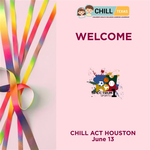 🌟 Welcome, SpectrumOne Sports, to CHILL ACT Houston! 🌟 We are excited to welcome SpectrumOne Sports to CHILL ACT Houston, in collaboration with the Autism Society of Texas, where families, providers, and community organizations come together to champion inclusion, wellness, and opportunity for every child. SpectrumOne Sports is an adaptive sports and fitness program created specifically for children on the autism spectrum and those with related developmental needs. Through structured, ABA-info