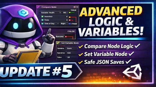 DialogICraft — Variable System Upgrade Compare Node Logic | Update #5 | Zenova Studio