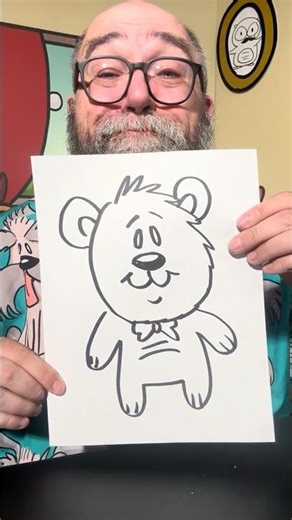 A teddy bear #dadjoke #doodle #dadjokedoodle #dadjokes