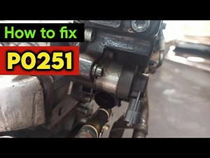 P0251 | p0251 injection pump fuel metering control a | p0251 code