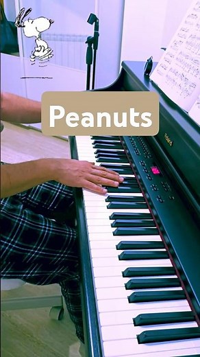 Snoopy theme on Piano - Peanuts Linus and Lucy