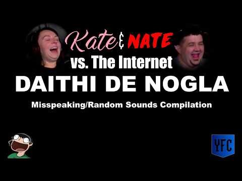 DAITHI DE NOGLA Misspeaking and Random Sounds Compilation (Part 1) | Kate and Nate React!