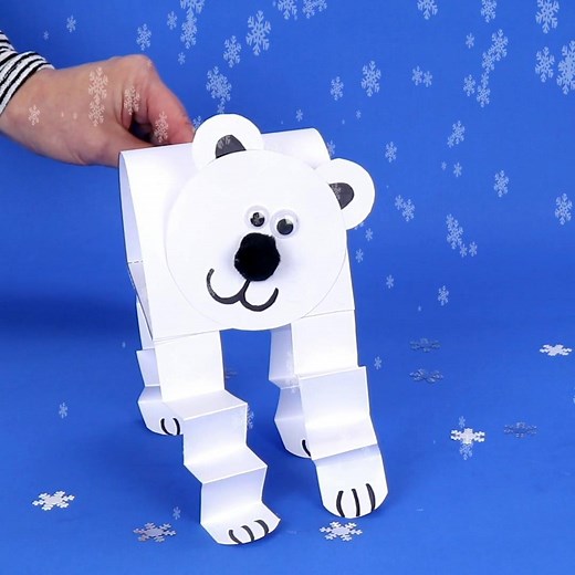 95K views · 271 reactions | How adorable are these Polar Bear Puppets! They're made from just one sheet of cardstock! Print the pattern, cut, stick and play! (Comes in 2 sizes to make a polar bear family!) Get your printable here: https://kidscraftroom.com/polar-bear-puppet-craft/ Please note: post and template updated 7/7/20 there is now a small charge. Thank you for your support. | Kids Craft Room | Facebook