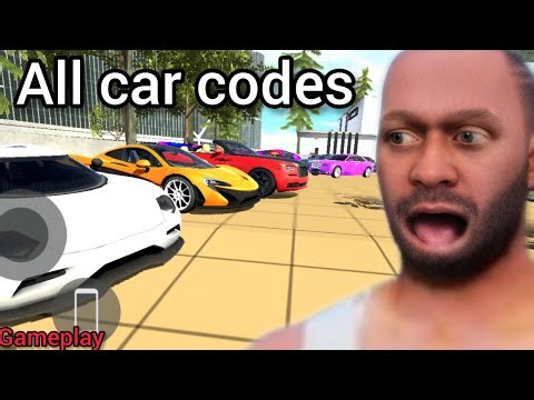 All Car Codes Revealed 😱 | Unlock All Supercars | Car Driving Simulator Gameplay