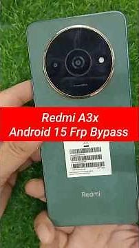 Redmi A3X Android 15 Frp Bypass #mobiletechnoguru #redmia3x #a3xfrpbypass #mobilerepair #frpbypass