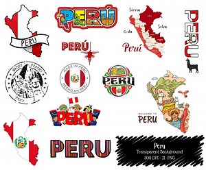 Peru Clipart PNG Bundle: Machu Picchu, Llama & Culture Icons (digital Download) - Etsy