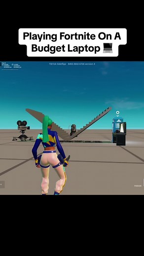 Affordable Fortnite Gameplay on Budget Laptop