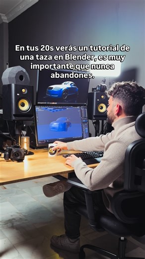 AuraProds on Instagram: "¿Eres más de taza o de seta de Mario Bros? #blender #español #3d #vfx"