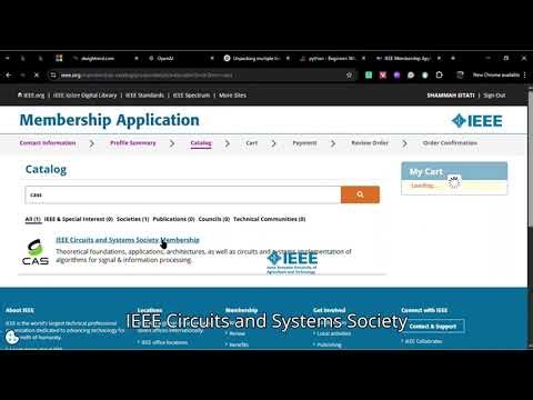 IEEE Registration Process | Short Version with Audio✨