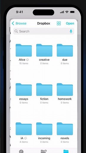 Connect iA Writer for iOS to Dropbox
