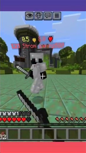 minecraft pvp with runner😜 #subscribetomychannel