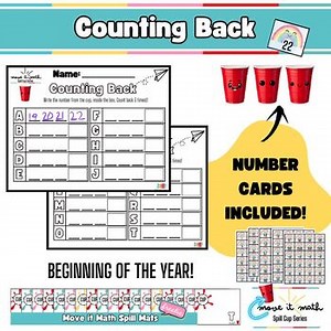 Move it Math | Counting Back, Counting Backwards, Counting Back From a Number