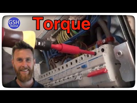 How to Use a Wiha Torque Screwdriver on a Main Double Pole Switch