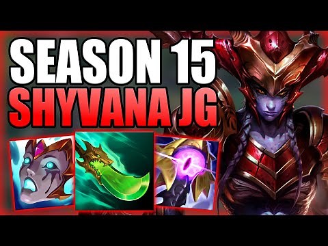 HOW TO PLAY SHYVANA JUNGLE & CARRY YOUR SOLO Q GAMES IN SEASON 15! Gameplay Guide League of Legends