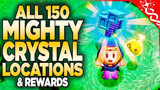ALL 150 Might Crystal Locations & Rewards in Zelda Echoes of Wisdom