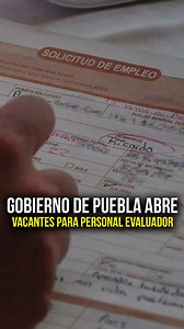 ¿Buscas empleo? Gobierno de Puebla abre vacantes para Personal Evaluador 🔴 #Puebla #Empleo #Trabajo #Noticias | El Sol de Puebla