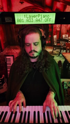 🪄 Spellcasting with my new Korg X5DR. ✨ #dungeonsynth #synth #korg #keyboard