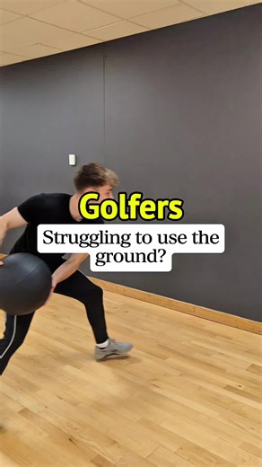 To make this even better, you'd throw the ball from around shoulder height, as GRF production often starts before the backswing is completed. Nonetheless, effective use of the ground is pivotal to achieve summation of segmental angular velocities (via proximal-to-distal sequencing)and whilst a lot of it will be done with a club in your hand, certain gym-based movements can be useful. SAVE for your next workout! #golfworkout #golffitness #strengthandconditioning #golfswing