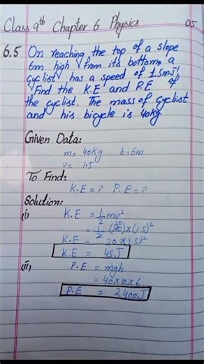 Class 9 Physics Chapter 6 Numericals Solved ⚡ | Easy Method 🔥 #shorts
