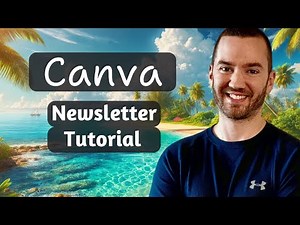 How To Create A Newsletter With Canva 2024 (Canva Newsletter Tutorial)