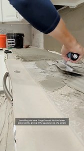 12 reactions | Dreaming of a kitchen makeover but don’t know where to start? Transform your space with large format tile just as @yellowbrickhome did ✨ This reveal has us wanting to install LFT for every project! | The Tile Shop | Facebook