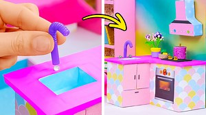 Miniaturas encantadoras: crea tu propia cocina DIY 😍 | Ideas en 5 minutos