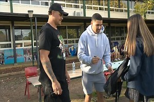NRL stars Latrell Mitchell and Cody Walker have talked of the importance of playing games in regional centres. The Rabbitohs are gearing up for a clash with the Raiders next weekend. | 7NEWS Central West