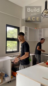 Modular kitchen cabinet installation #buildwithace #modularcabinet #kitchendesign #modularkitchenideas #fypシviralシ2024 | Build with ACE