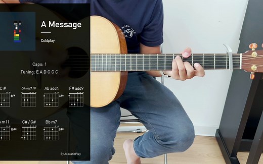 A Message - Coldplay Cover Acoustic