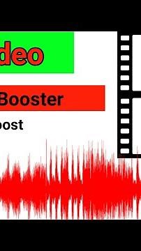 Video sound editor || Video Volume booster || video sound boost