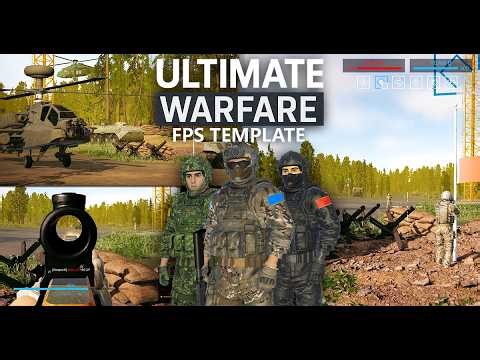 Ultimate Warfare - Unity FPS Multiplayer Template (Vehicles, Bots, Large Scale Warfare)