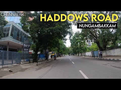 Chennai 4K | Haddows Road | Khader Nawaz Khan Road | Nungambakkam | Thousand Lights