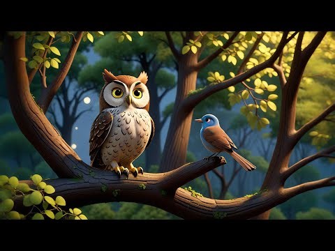 Owl Night Song | Calm Sleep Song for Kids | Nursery Rhyme Adventure