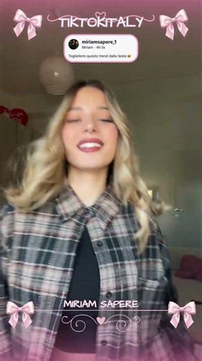 MIRIAM SAPERE: QUESTO È IL SUO TREND PREFERITO? #shorts #tiktok #perte #neiperte