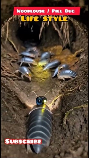 pill bug underground life style 🐛