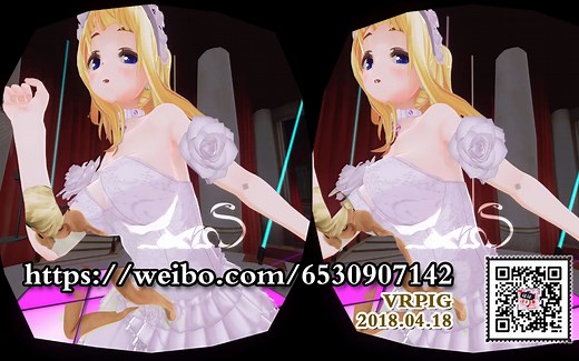 【VR手机眼镜可用】[VRPig] VR版3D定制女仆2（カスタムメイド3D）主观体感跳舞舞蹈 超本物3DVR！長尺！高画質！左右3D 非360 高清1080P