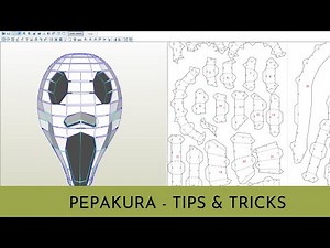 HOW TO MAKE LOWPOLY TEMPLATE IN PEPAKURA | PEPAKURA TIPS-TRICKS | HALLOWEEN SKULL | UNFOLD 3D MODEL
