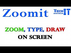 How to Draw on Live Computer Screen during Presentation or Video Recording ZoomIt Free Tool